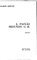 A Paixão segundo G.H.